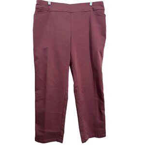 Loft & Barrow Womens Size 16 Short Effortless Stretch Pants Cotton Blend